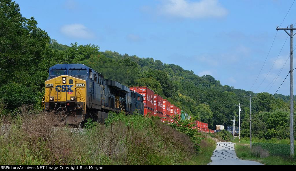 Westbound Stacks at Sparta